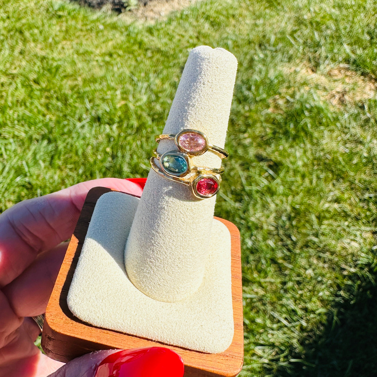 Gemma Waterproof Gemstone Ring