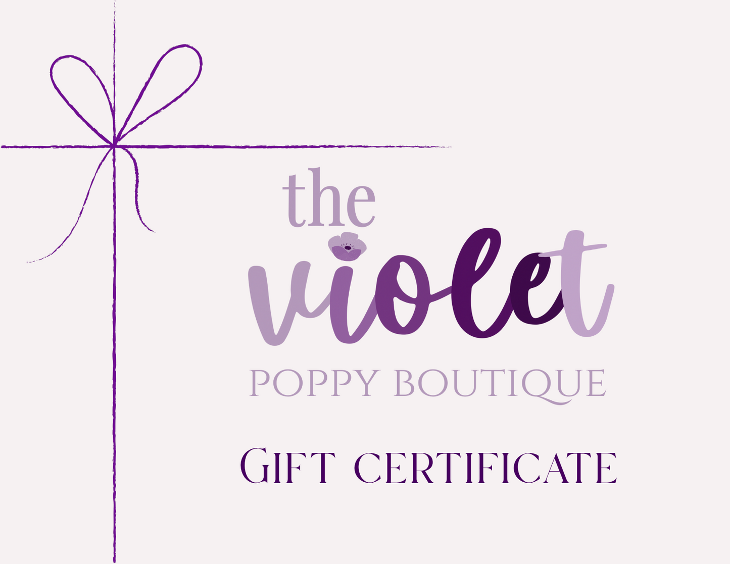 Gift Certificate