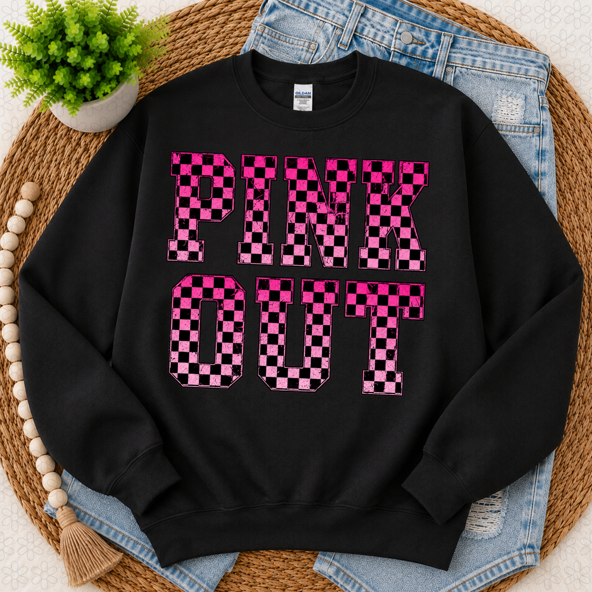Checkered Pink Out