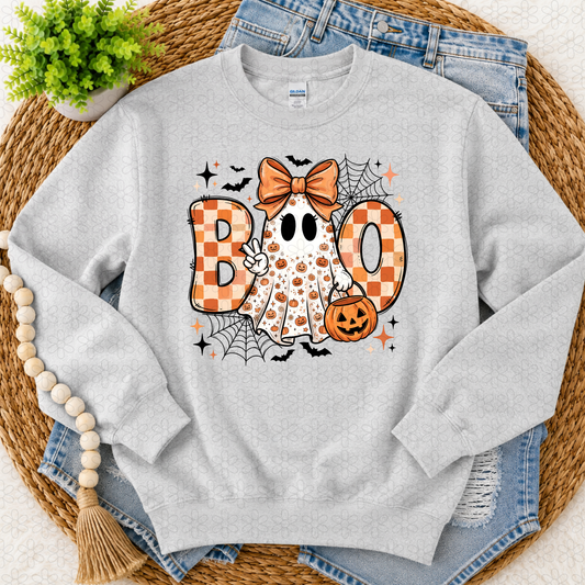 Pumpkin ghost boo