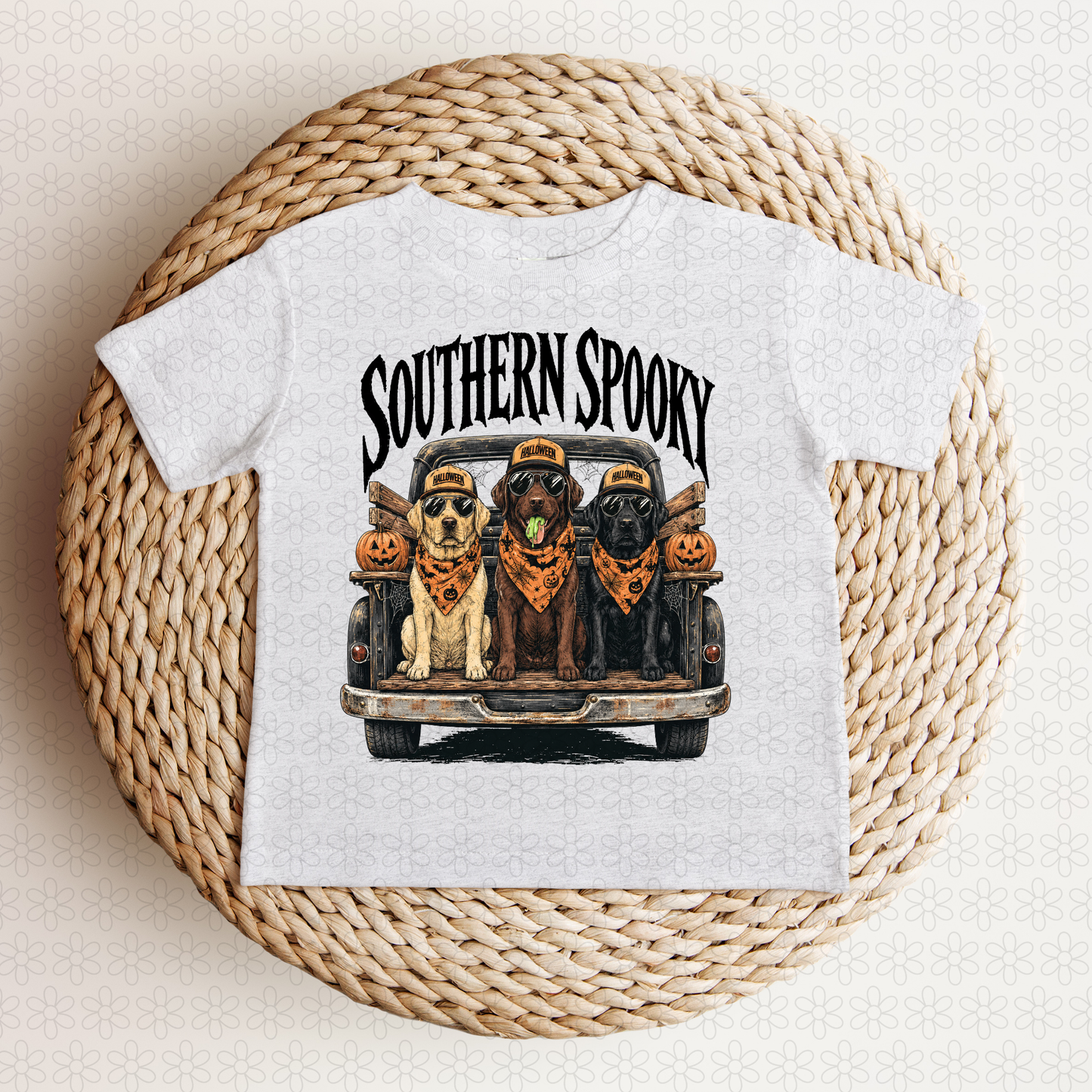 Southern Spooky (black orange or white font)