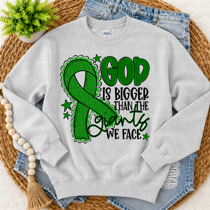 God is bigger (choose your ribbon color)