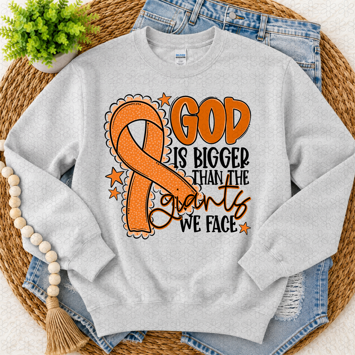 God is bigger (choose your ribbon color)