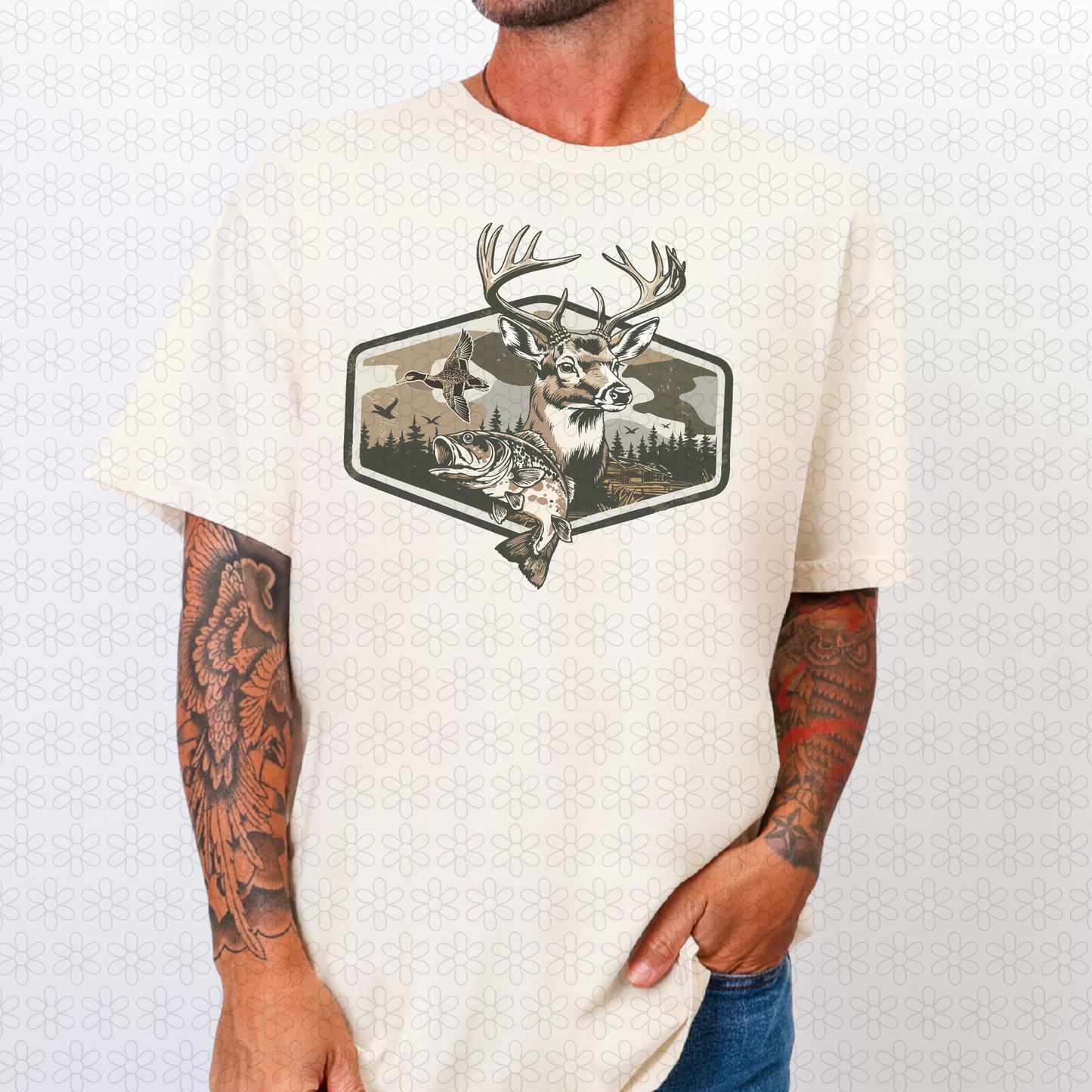 Camo deer fish