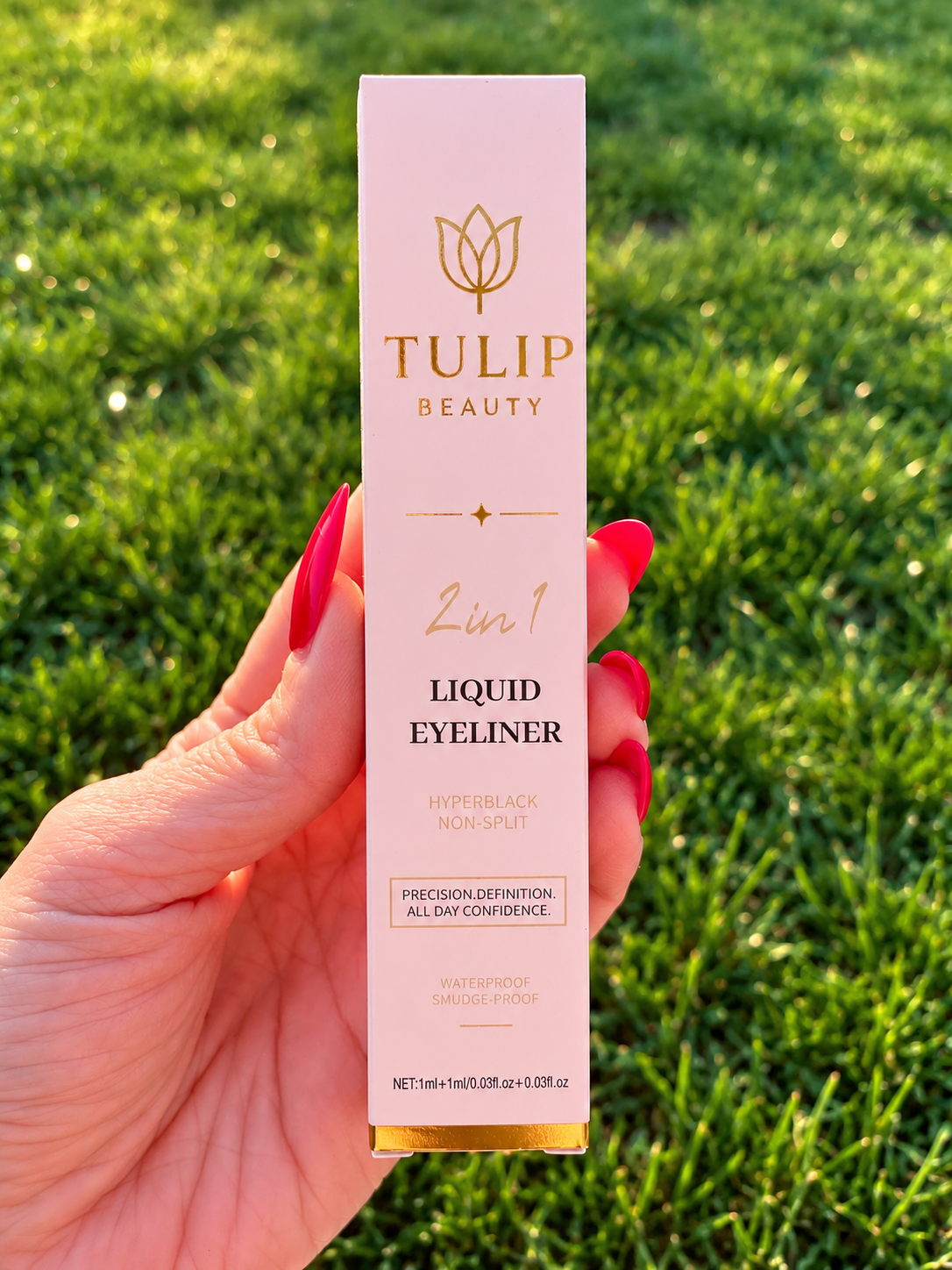 Tulip Beauty 2-in-1 Waterproof Liquid Eyeliner | Cruelty-Free