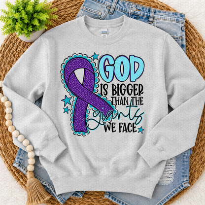 God is bigger (choose your ribbon color)