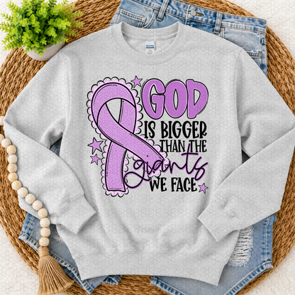 God is bigger (choose your ribbon color)