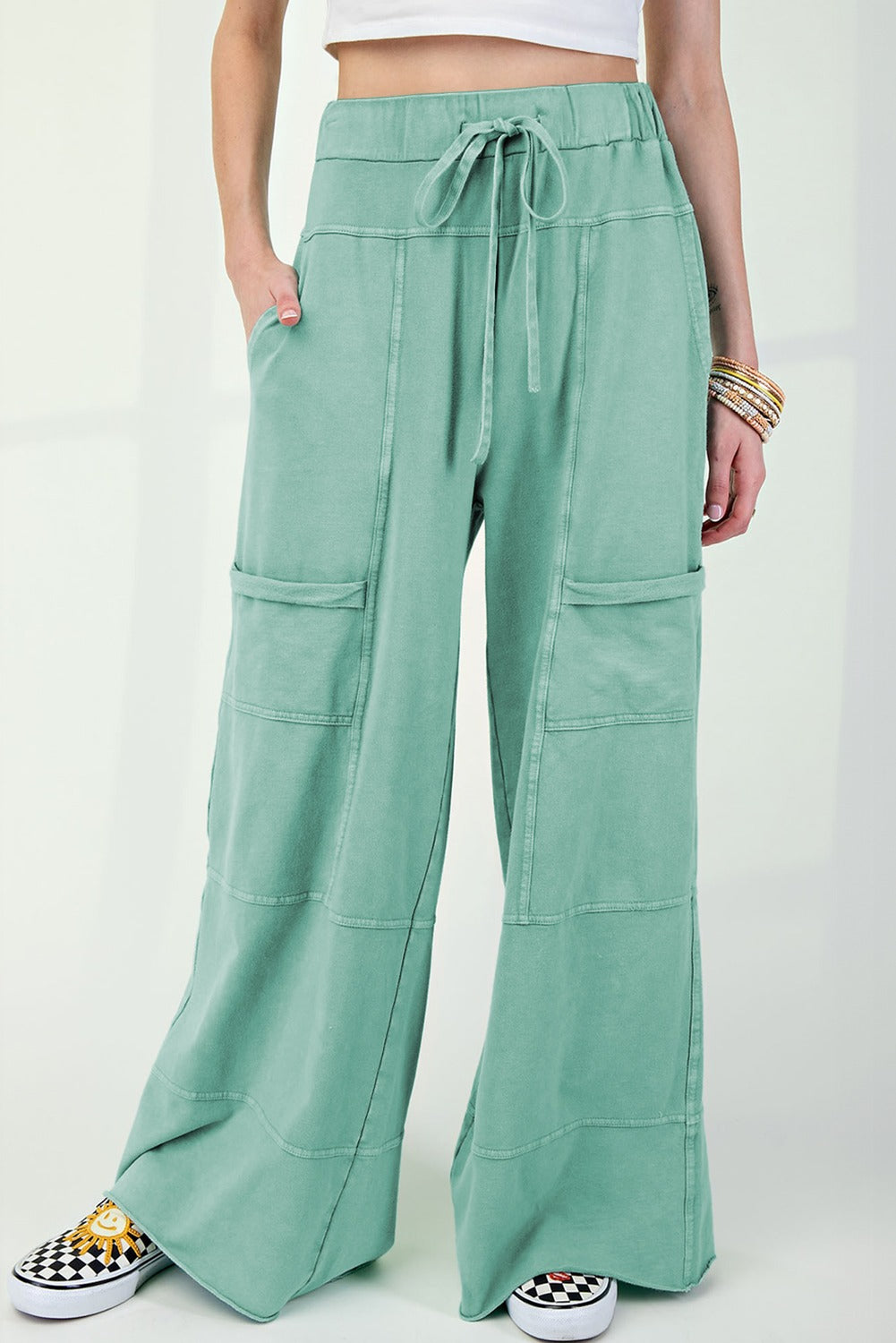 MINERAL WASH PANTS