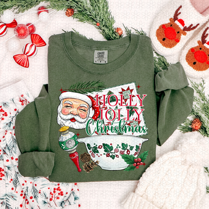 Vintage holly jolly Christmas