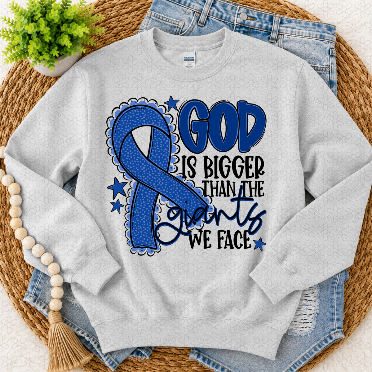 God is bigger (choose your ribbon color)