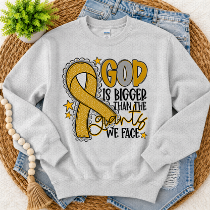 God is bigger (choose your ribbon color)
