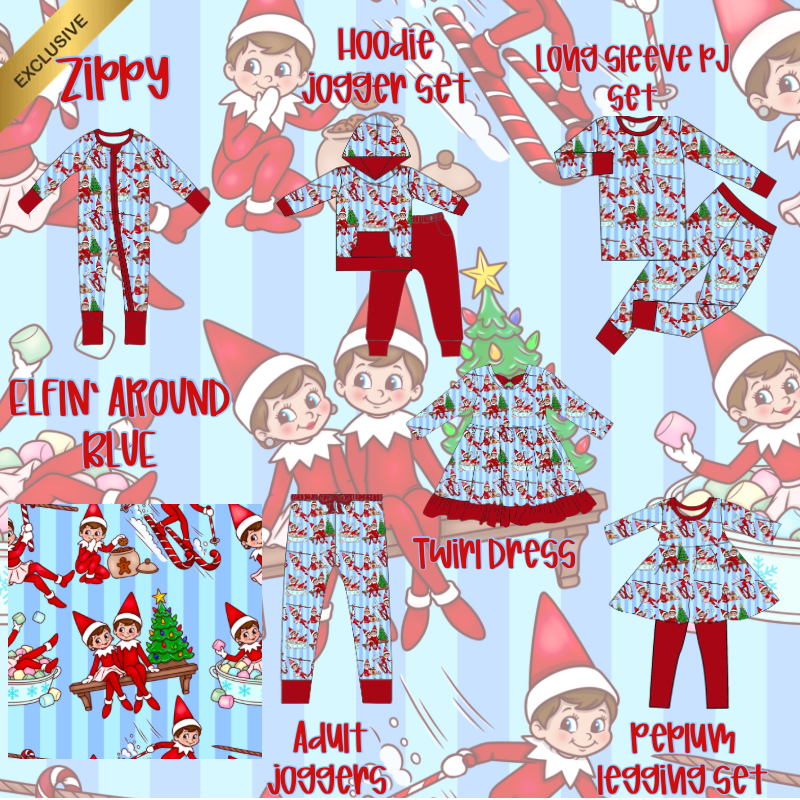 Elfin’ Around Blue Bamboo (Exclusive)-PREORDER