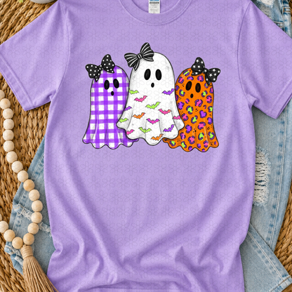 Purple checkered ghost trio