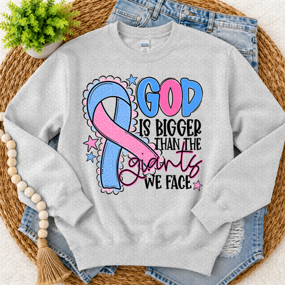 God is bigger (choose your ribbon color)