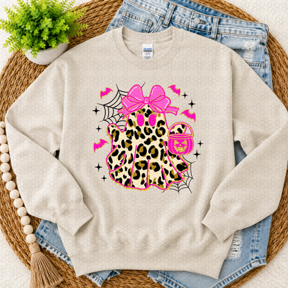 Preppy Leopard Pink Ghost