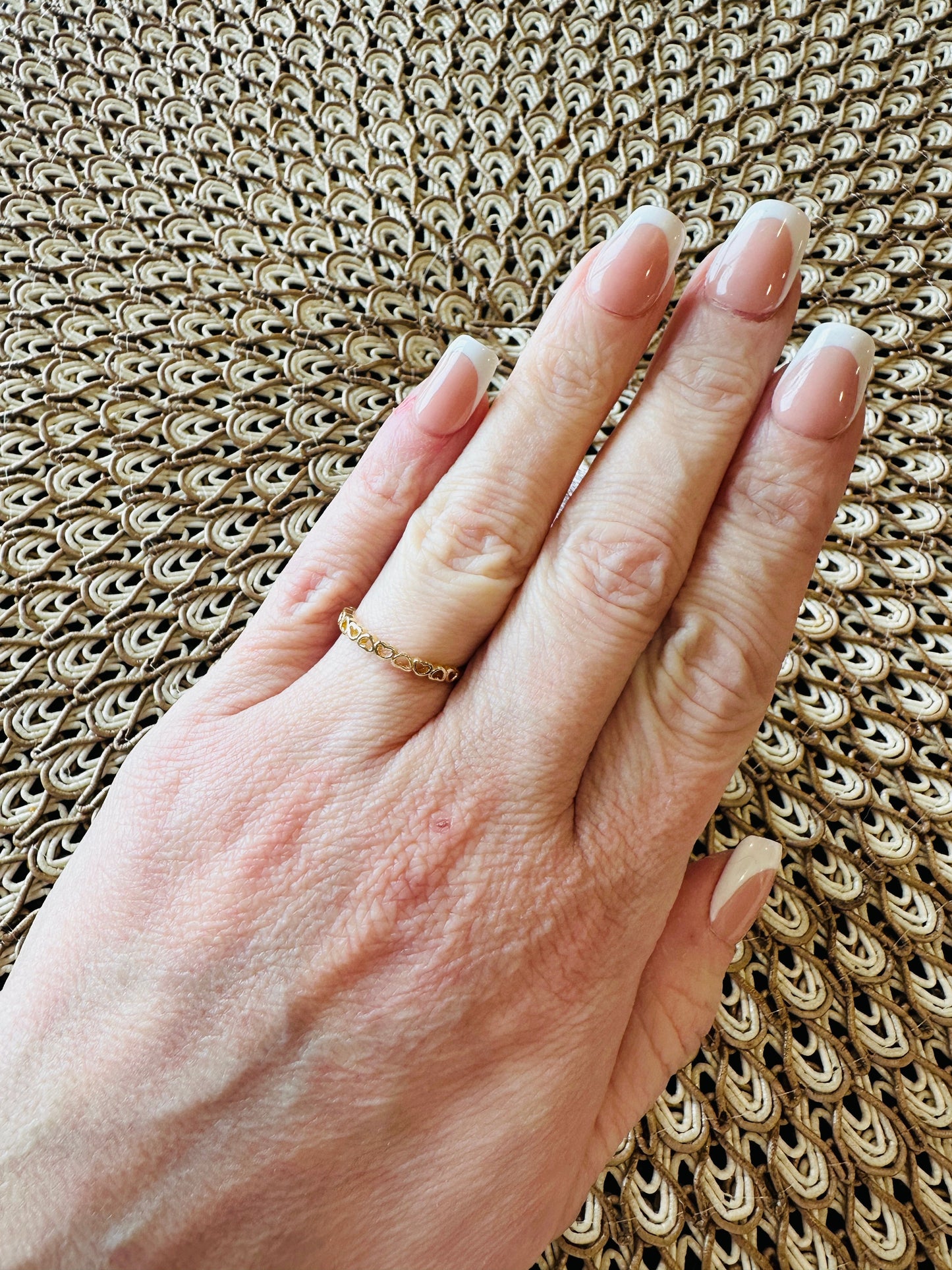 Heart Stacker Ring- Gold