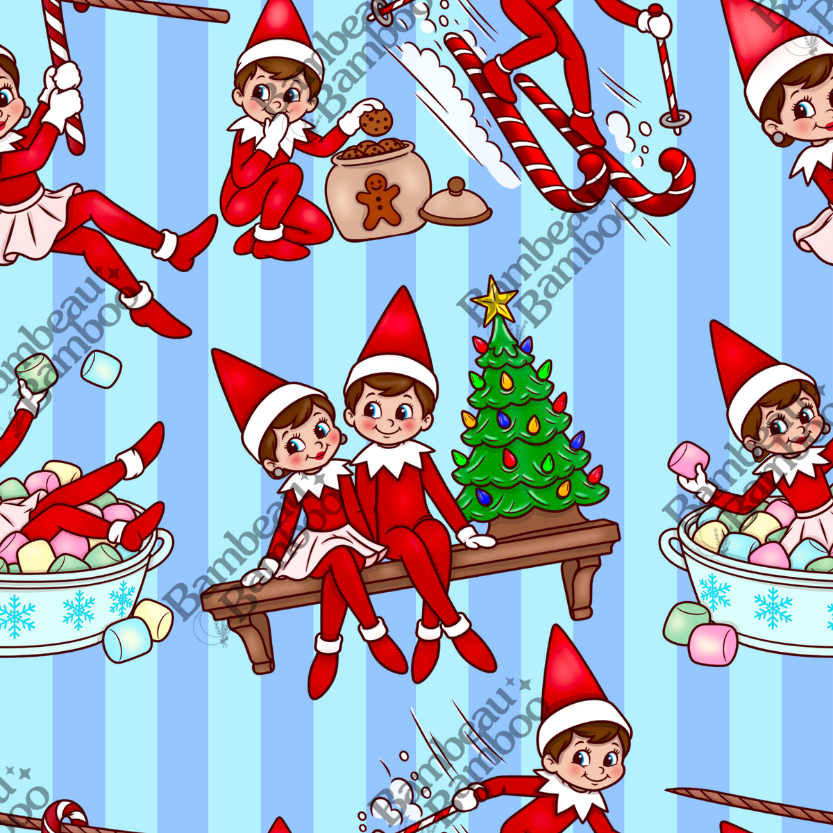 Elfin’ Around Blue Bamboo (Exclusive)-PREORDER