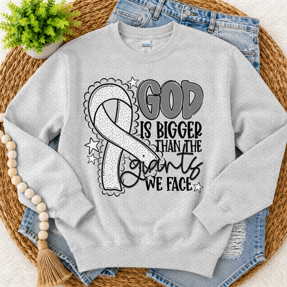 God is bigger (choose your ribbon color)