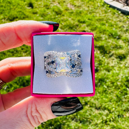 Elowen Sapphire Luxe Band Ring