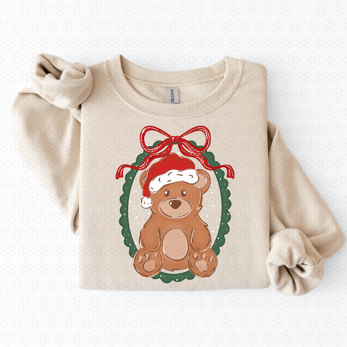 Christmas teddy (multiple background options)