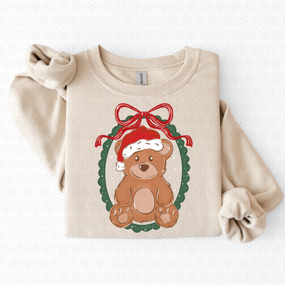 Christmas teddy (multiple background options)