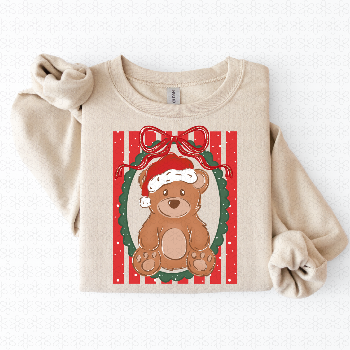 Christmas teddy (multiple background options)