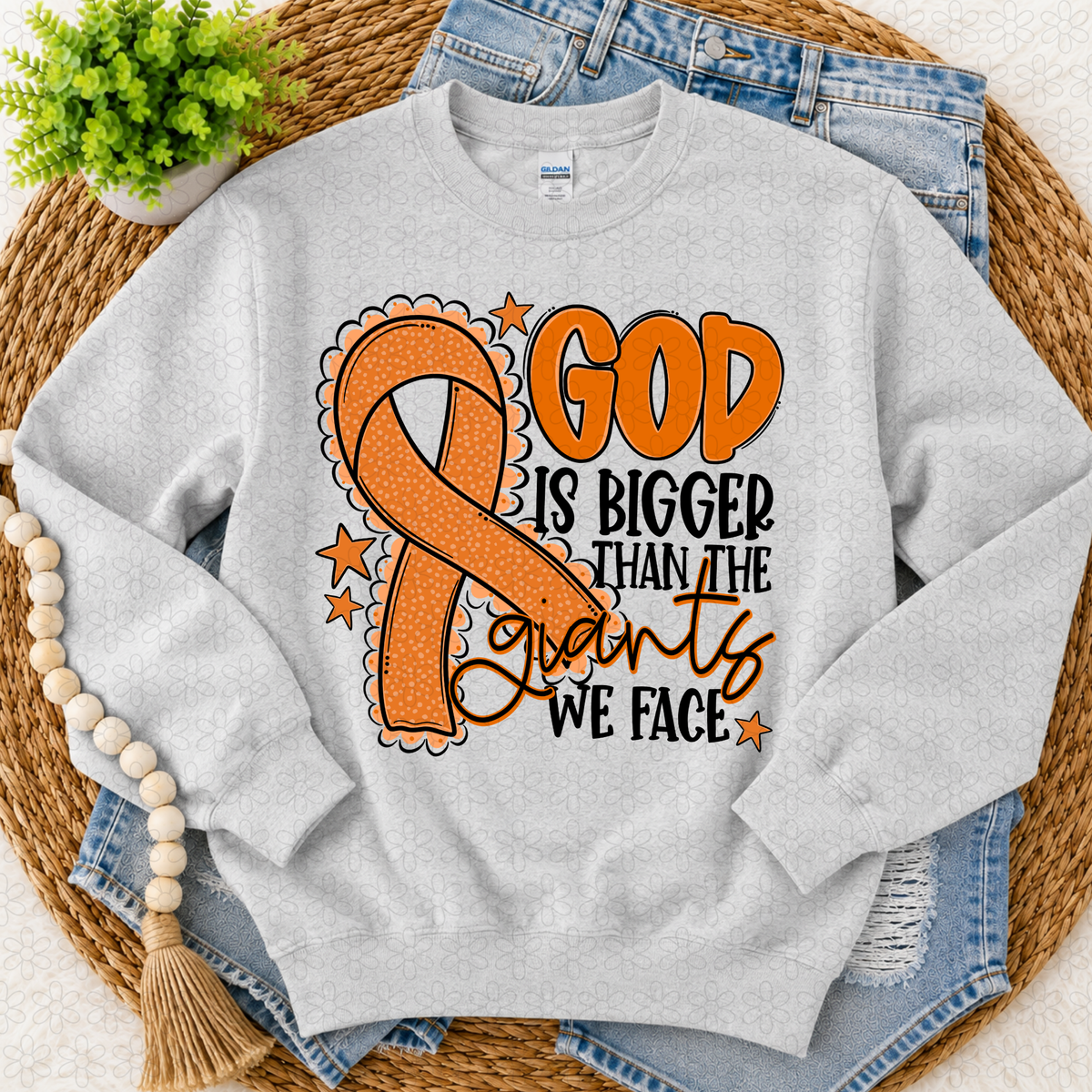 God is bigger (choose your ribbon color)