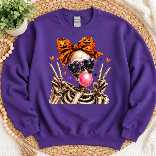 Peace sign skeleton