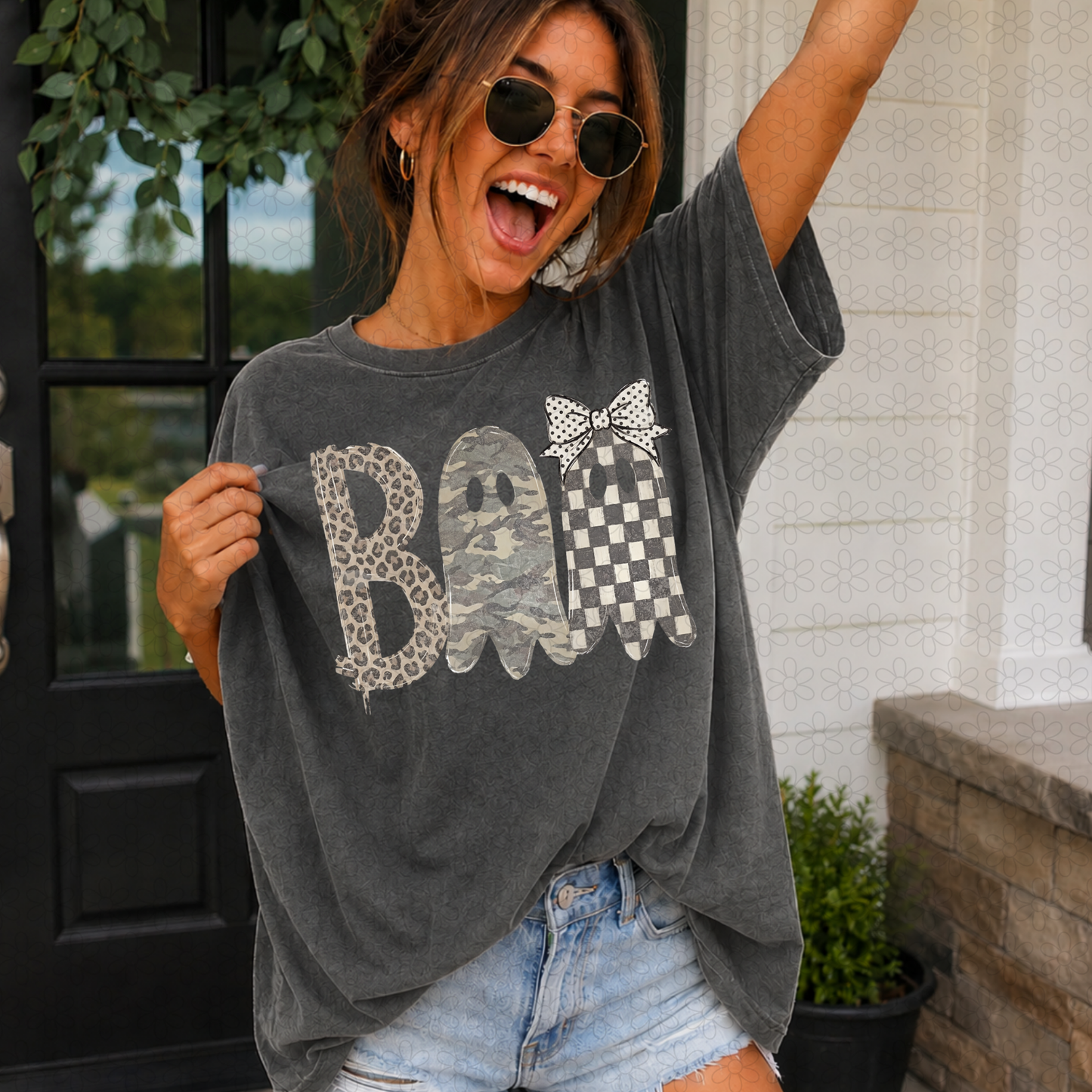 BOO LEOPARD CAMO CHECK