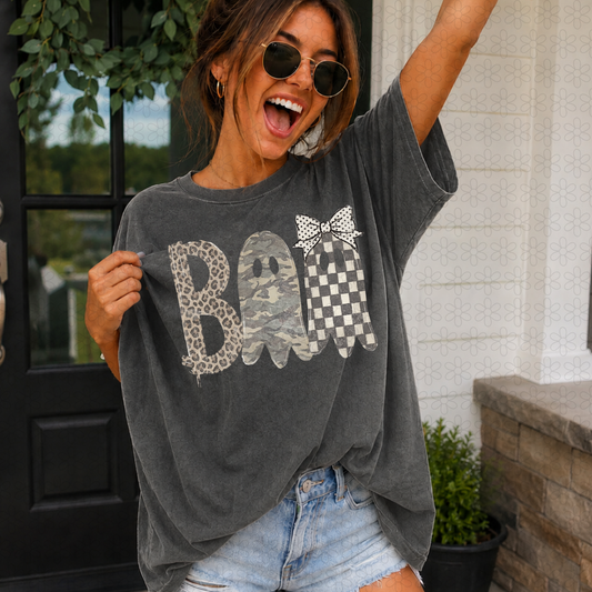 BOO LEOPARD CAMO CHECK