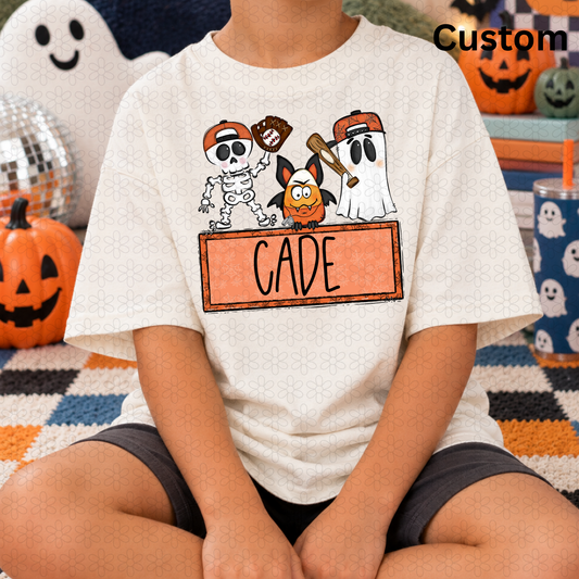 CUSTOM NAMEPLATE HALLOWEEN BALL