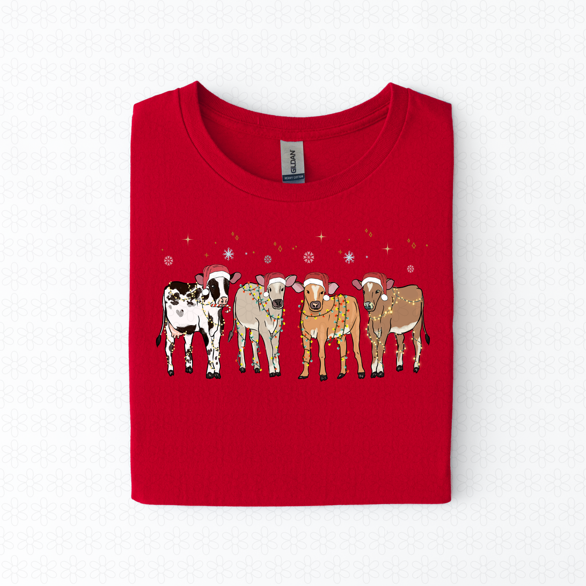 Christmas cows
