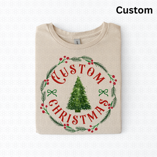 Custom Christmas wreath