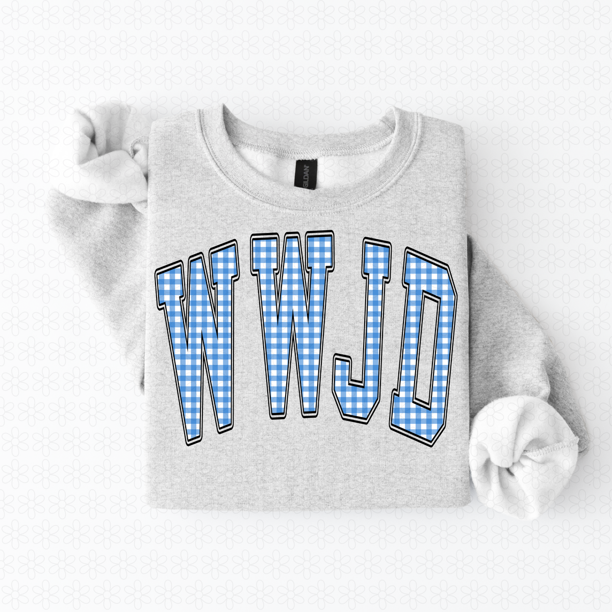 Custom plaid font (any word and color)
