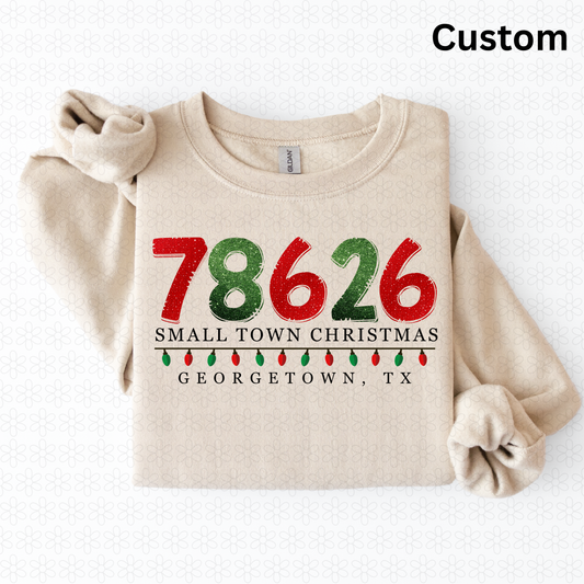 Custom zip code Christmas