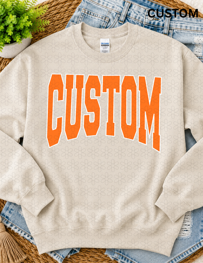 CUSTOM VARSITY FONT