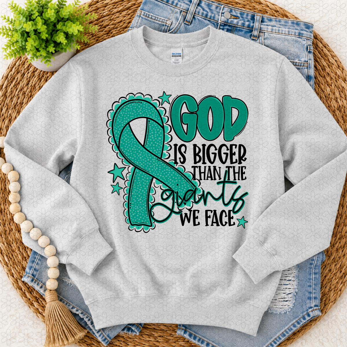 God is bigger (choose your ribbon color)