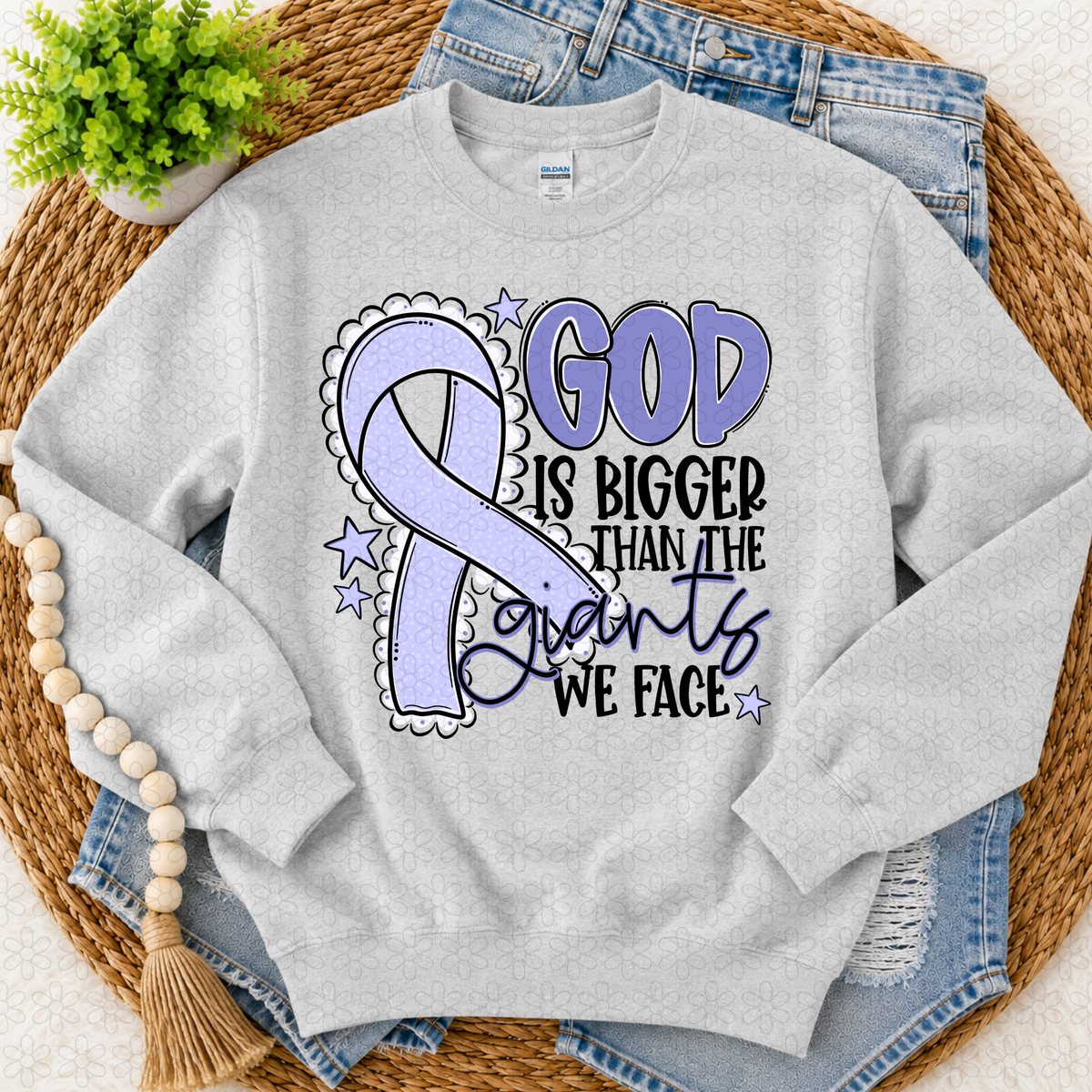 God is bigger (choose your ribbon color)