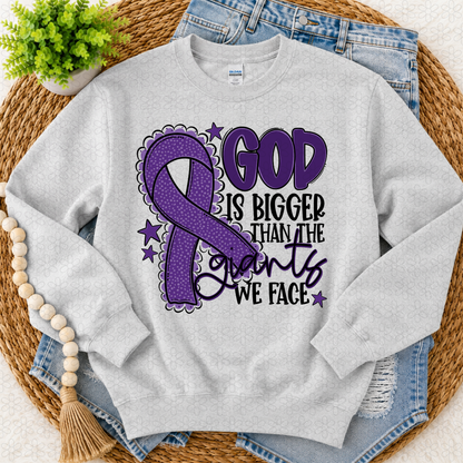 God is bigger (choose your ribbon color)