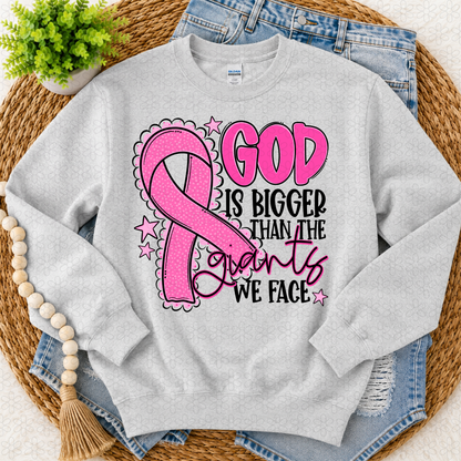 God is bigger (choose your ribbon color)