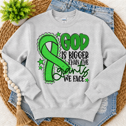 God is bigger (choose your ribbon color)