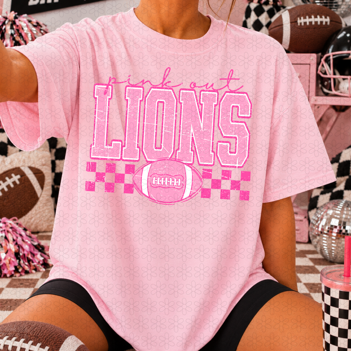 PINK OUT FOOTBALL (CHOOSE FROM TEAMS DISPLAYED)