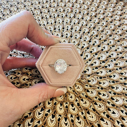 Everleigh Oval Halo Ring