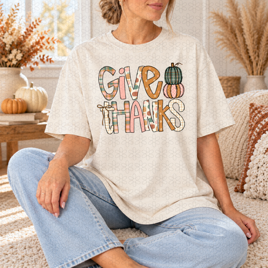 Give thanks pumpkins