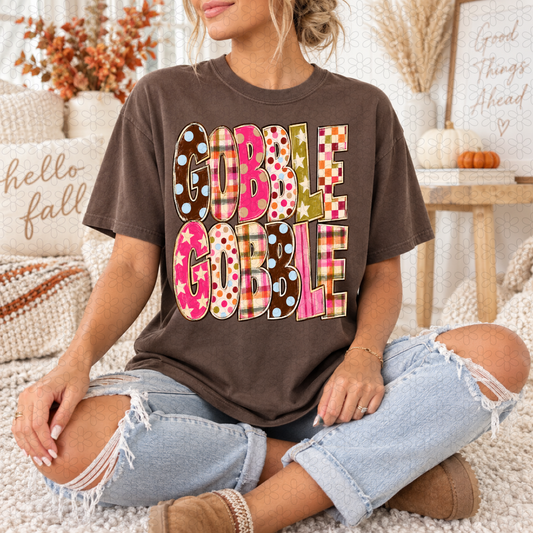 PATTERNED GOBBLE GOBBLE