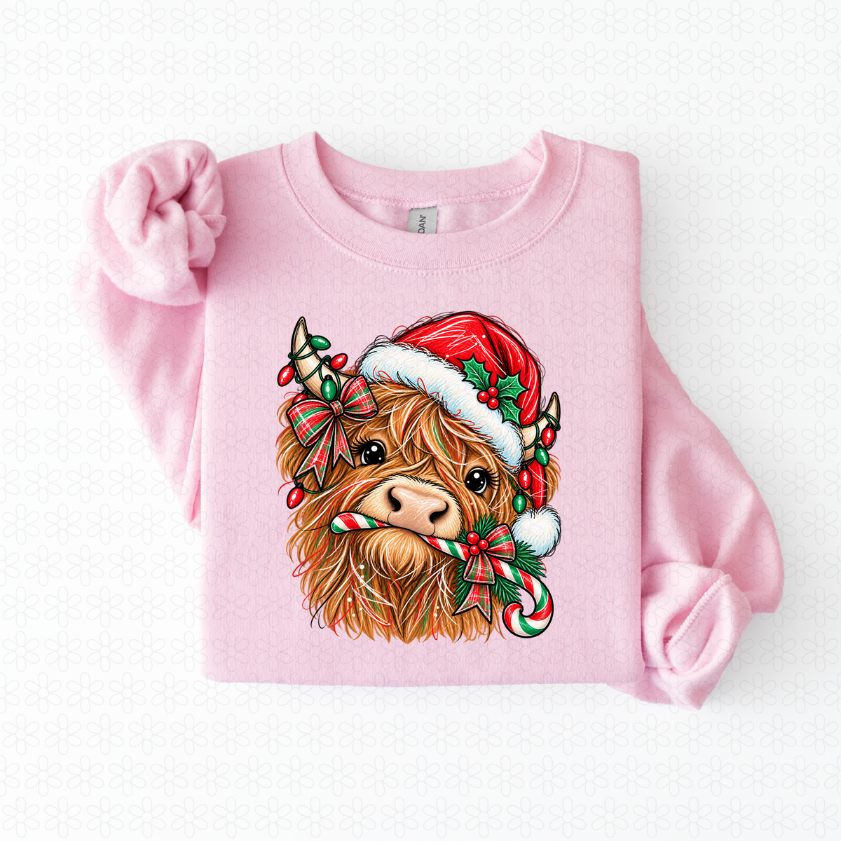 Christmas Highland Cow