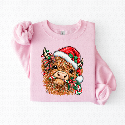 Christmas Highland Cow