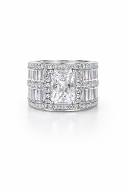 Lisa Art Deco Statement Ring