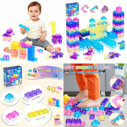 Jelly Building Blocks | Squishy Sensory Building Blocks for Kids
