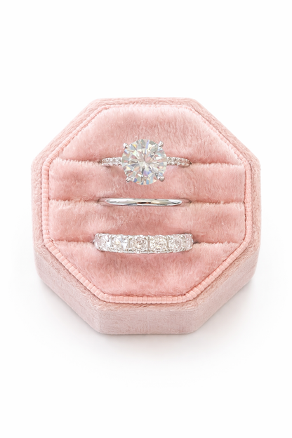 Everleigh Luxe 3 Piece Ring Set- Silver